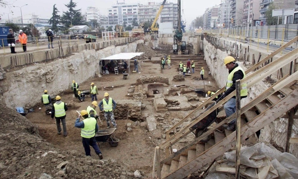 Θεσσαλονίκη: Εκπληκτικά αρχαία ευρήματα κατά τις ανασκαφές του μετρό